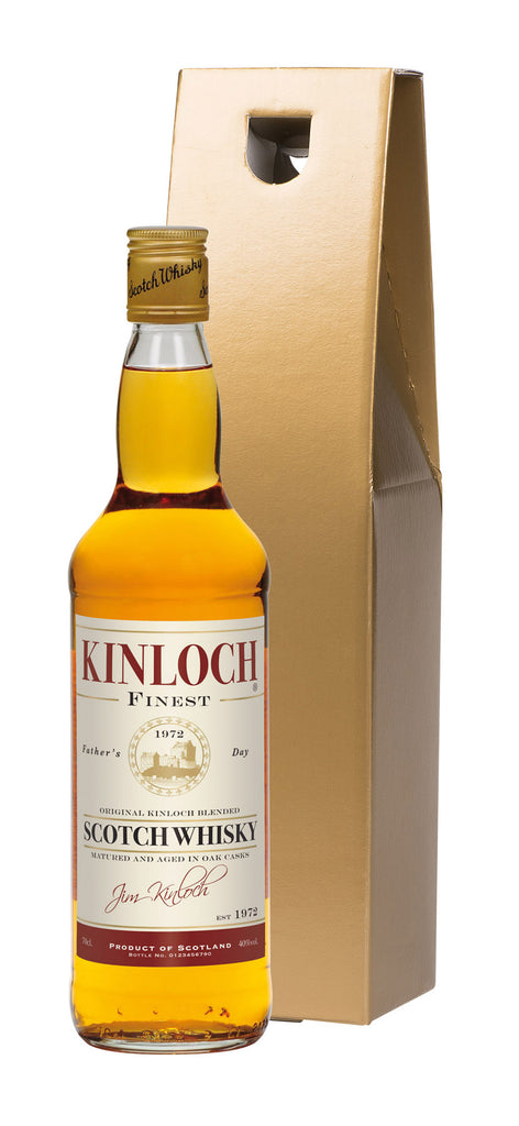 Father's Day Blended Whisky in a Gold Gift box