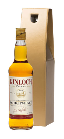 Father's Day Blended Whisky in a Gold Gift box