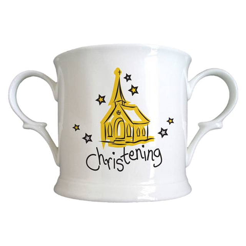 Church Christening Bone China Loving Cup