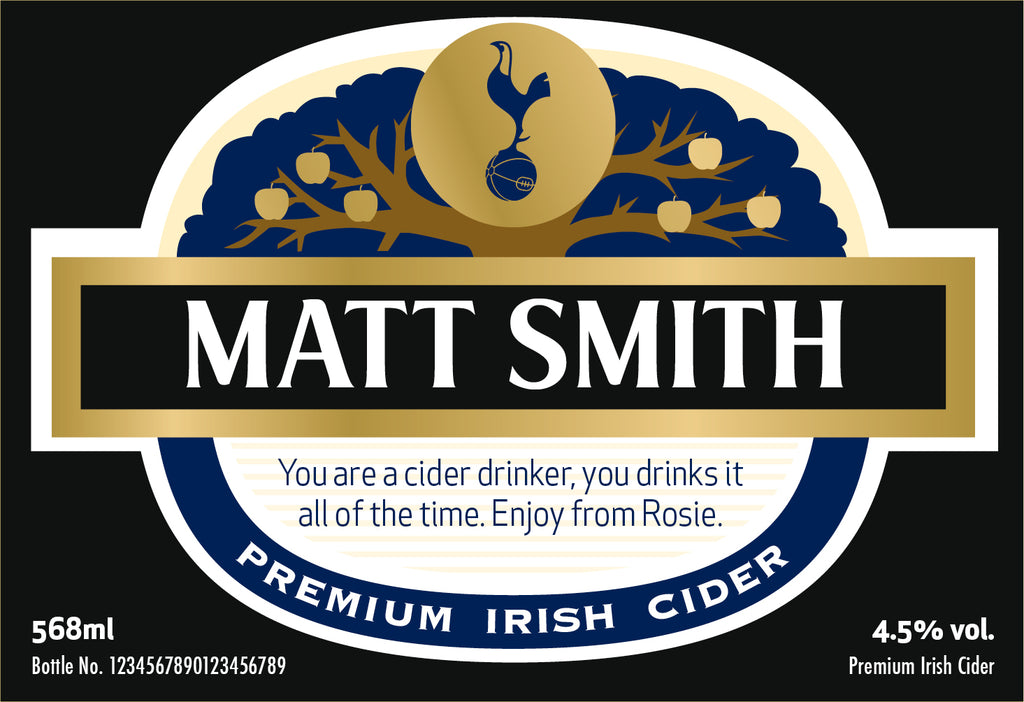 Spurs Traditional Labels for Cider (Pack of 12)