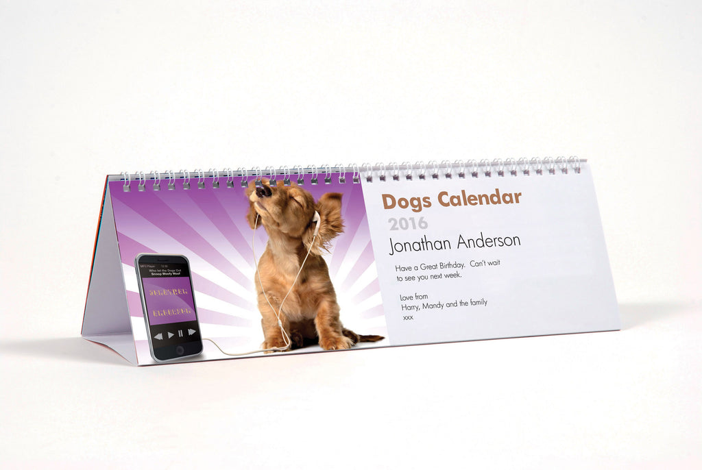 Dogs Desktop Calendar