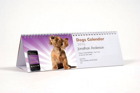 Dogs Desktop Calendar