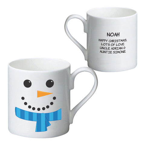 Snowman with Scarf Mug