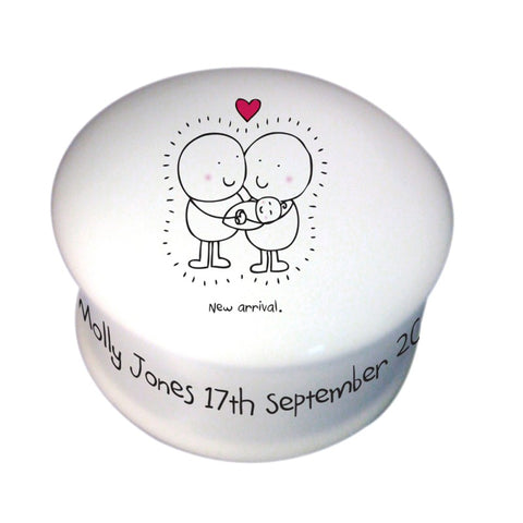 Chilli & Bubble's New Baby Trinket Box