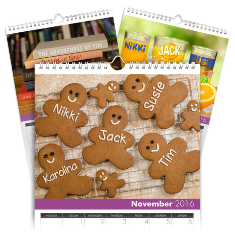 Family of 5 A5 Calendar