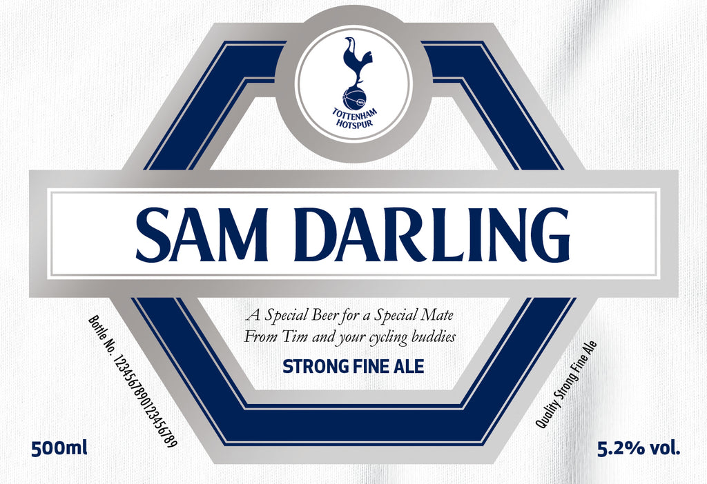 Spurs Traditional Labels for Beer (Pack of 2)