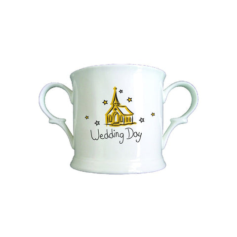 Church Wedding Day Bone China Loving Cup