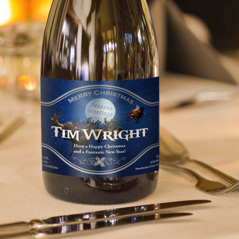 Santa Personalised Prosecco