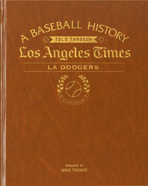 LA Times LA Dodgers Baseball Book
