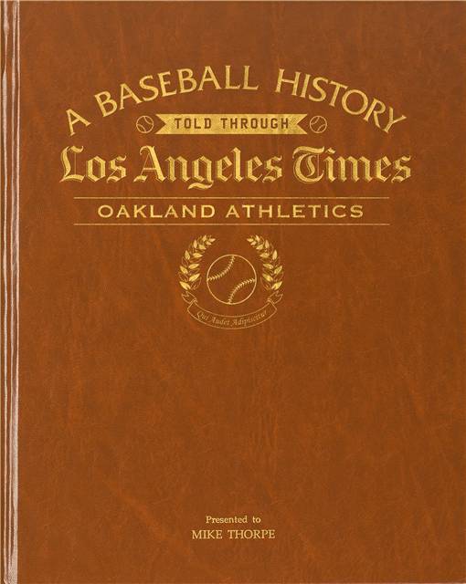 LA Times Oakland Athletics Baseball Book