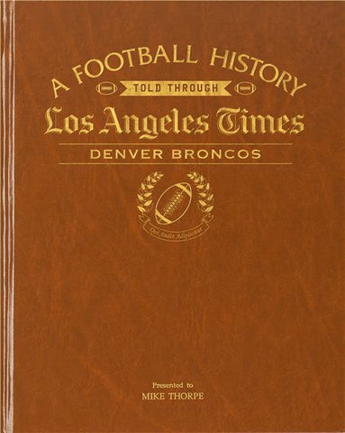 LA Times Denver Broncos Football Book