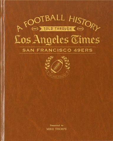 LA Times San Francisco 49ers Football Book