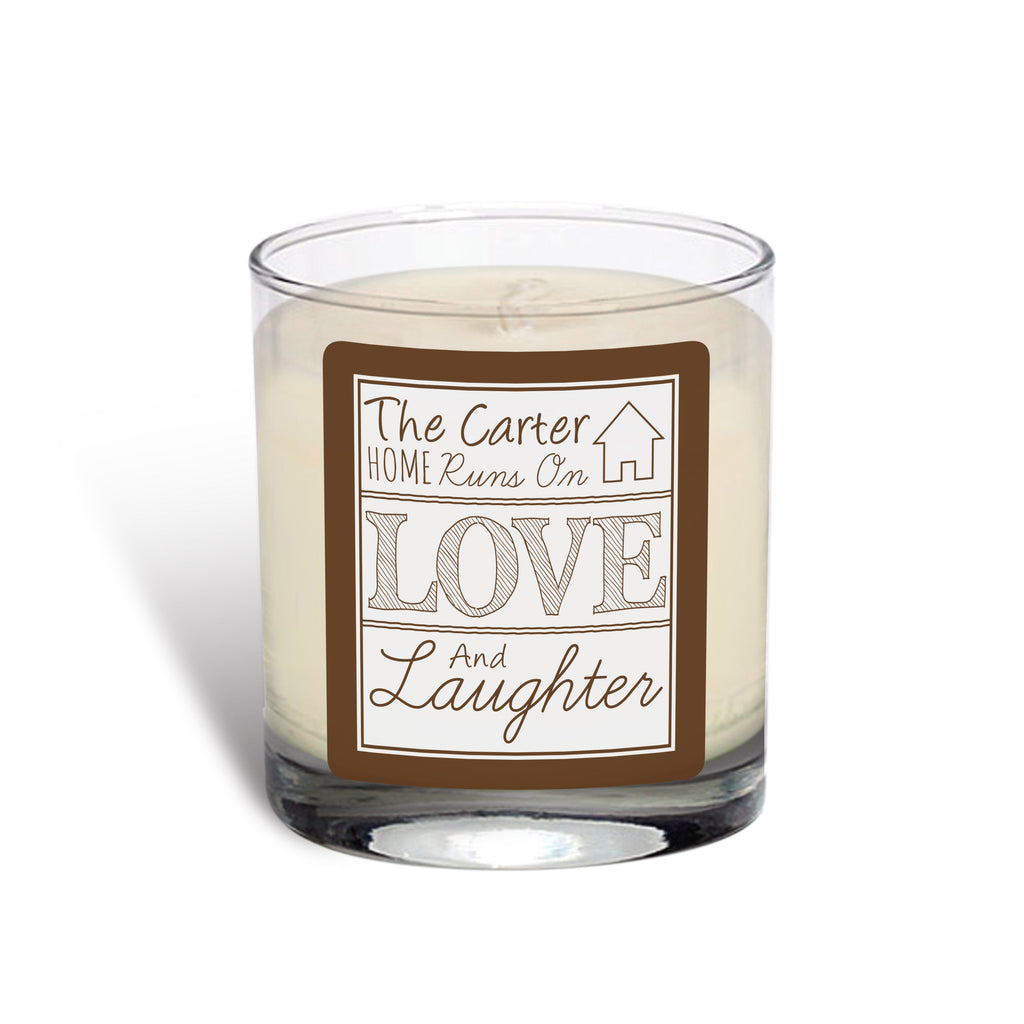 Love and Laughter Rose Scented Candle