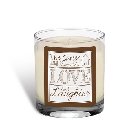 Love and Laughter Rose Scented Candle