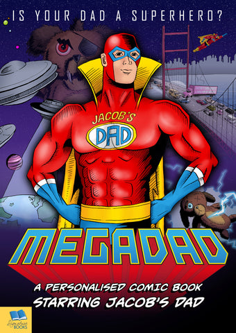 Mega Dad Comic Book - Hardback