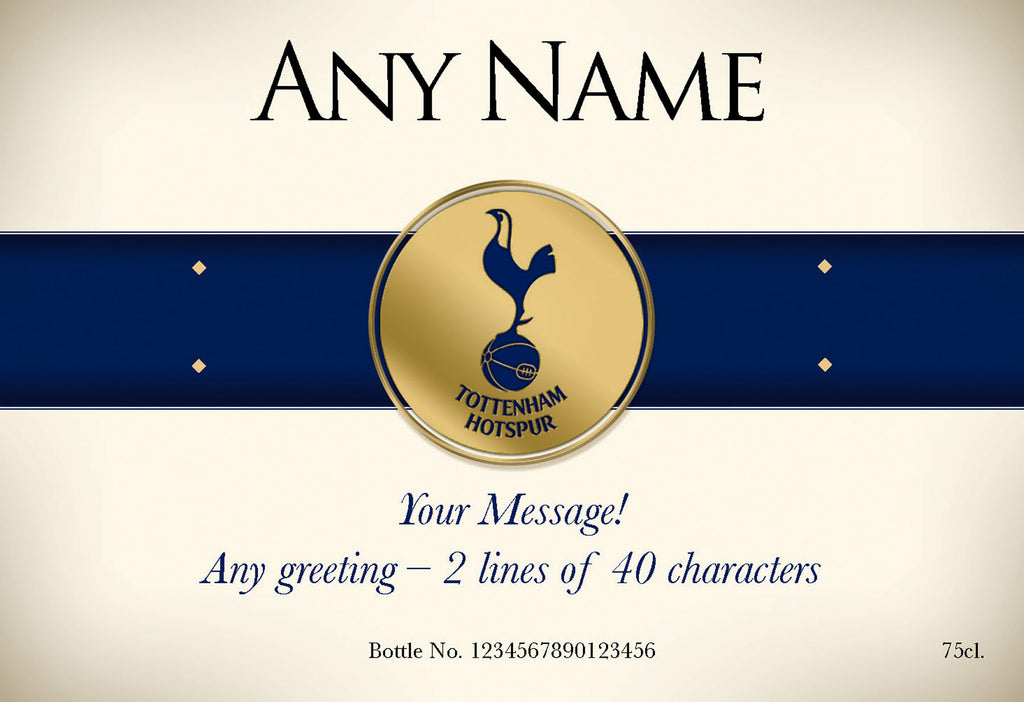 Spurs Blue Band Labels for White Wine (Pack of 2)