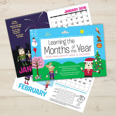Months of the Year Activity Book A4 Un-personalised