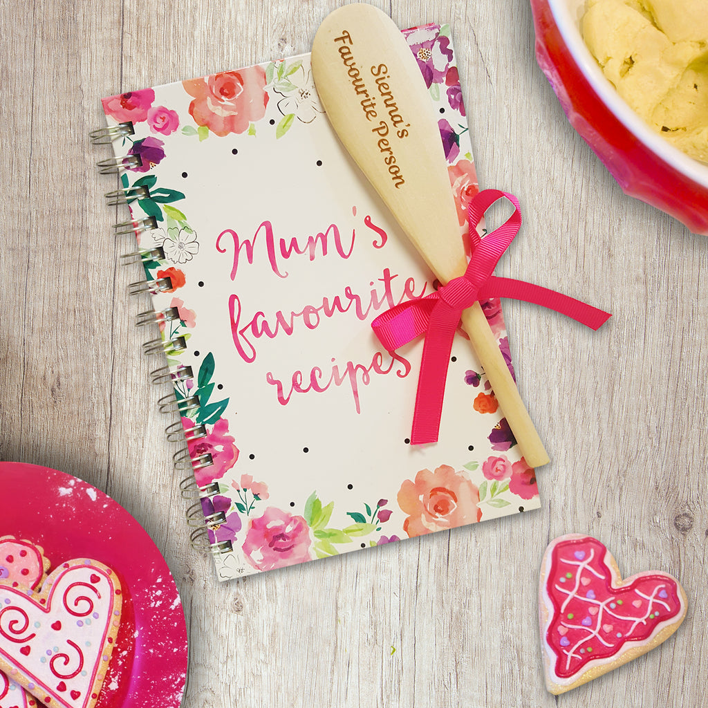 Mum's Favourite Recipe Book and Spoon