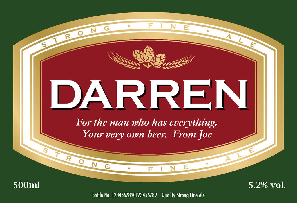 Modern Labels for Beer/Ale