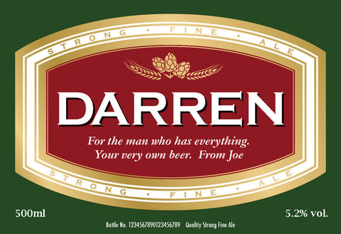 Modern Labels for Beer/Ale