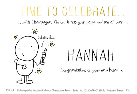Chilli & Bubble’s Keep Calm Labels for Champagne