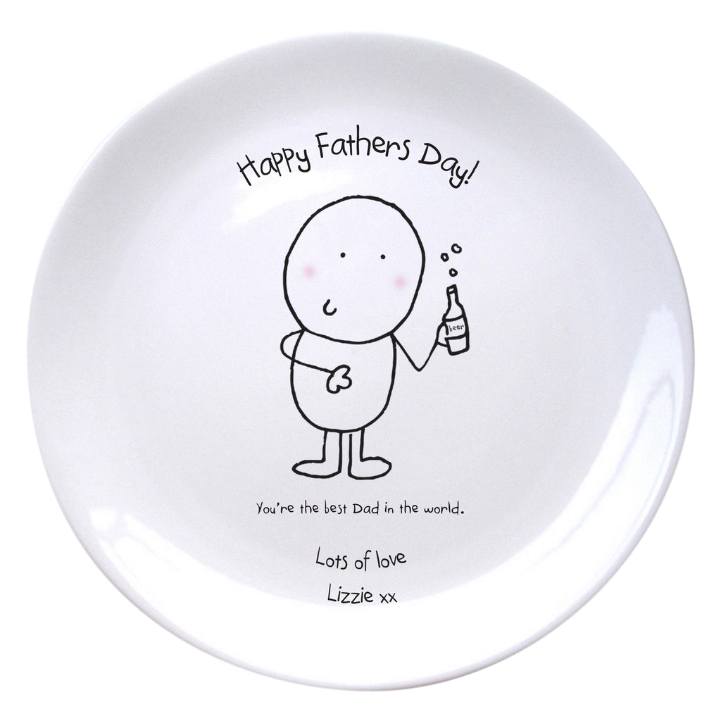Chilli & Bubbles Best Dad Plate