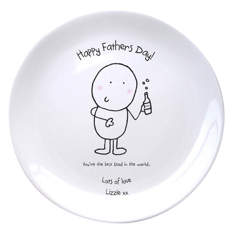 Chilli & Bubbles Best Dad Plate
