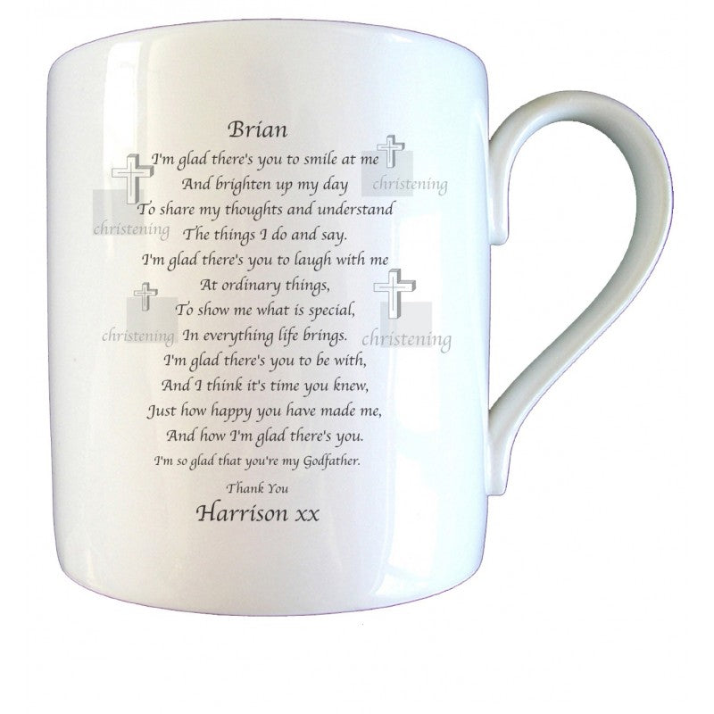 Godfather Poem Bone China Mug