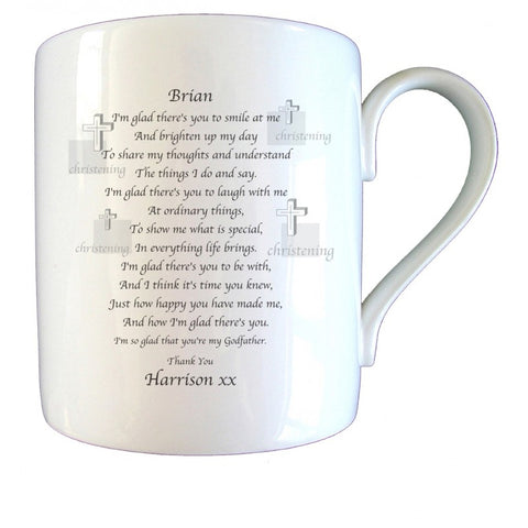 Godfather Poem Bone China Mug
