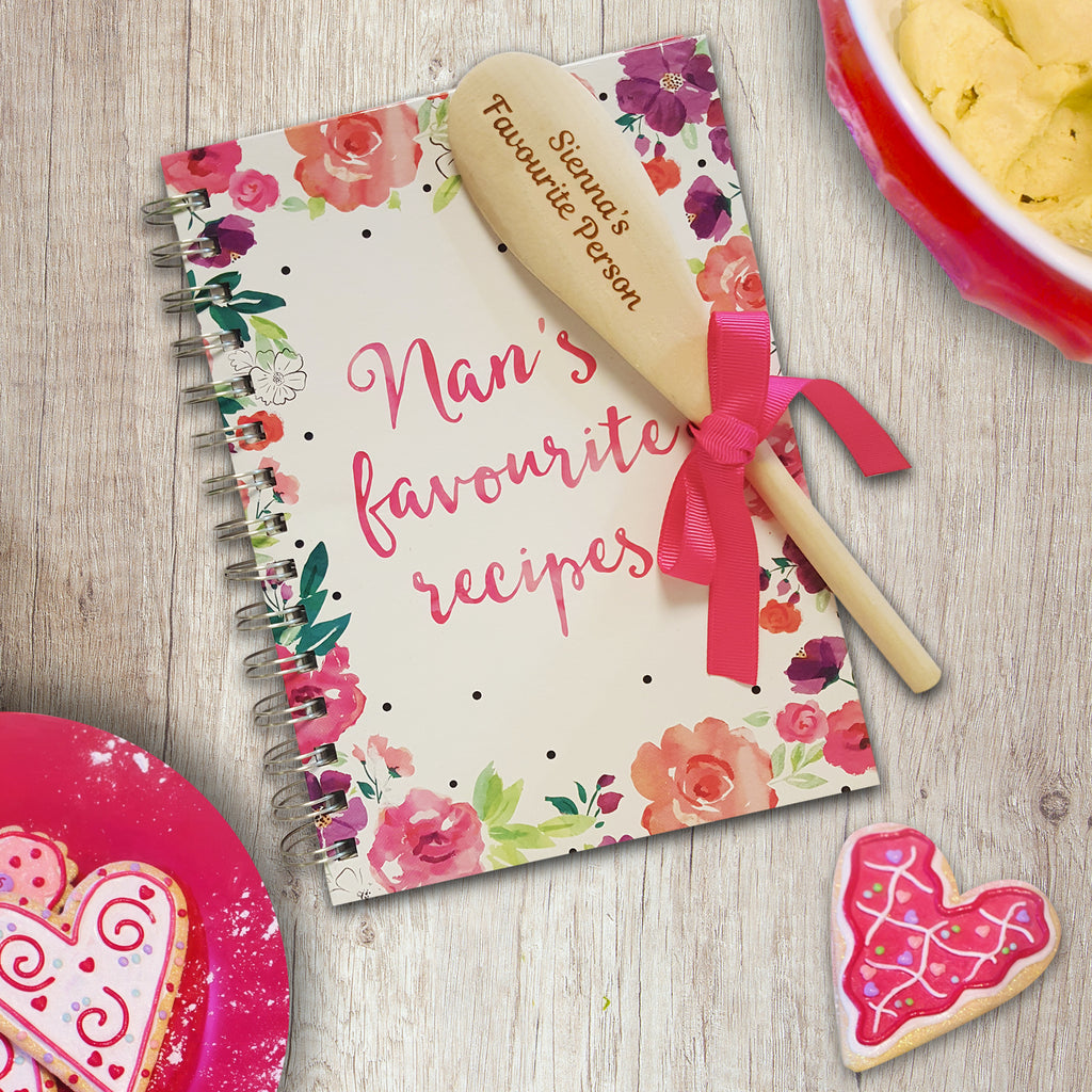 Nan's Favourite Recipe Book and Spoon