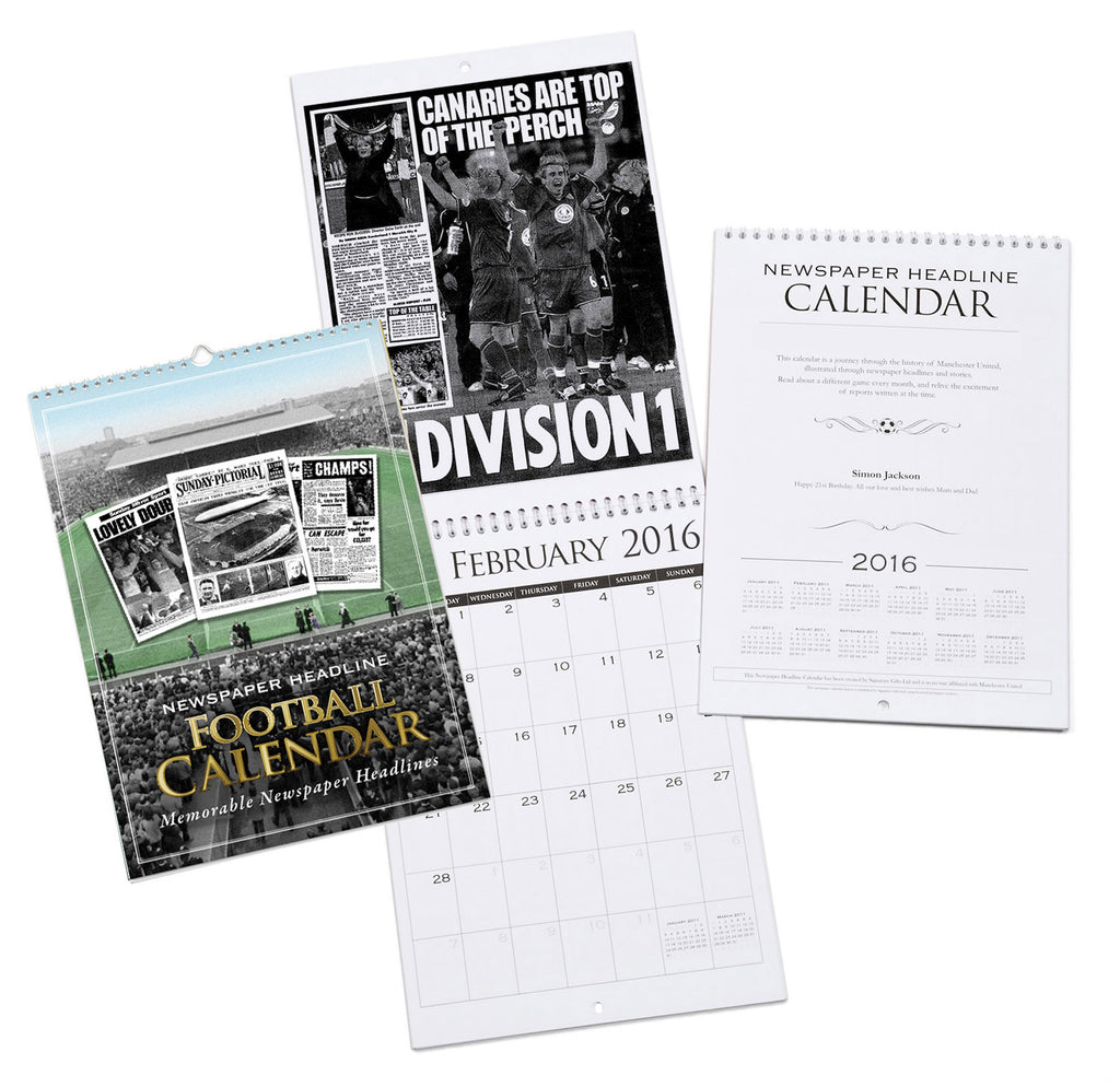 Norwich FC A4 Calendar