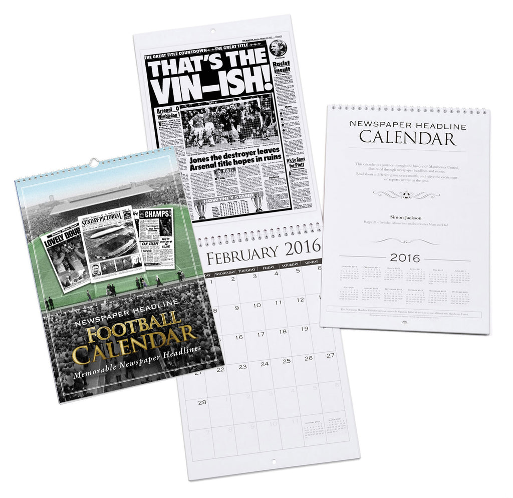 Wimbledon FC & AFC A4 Calendar