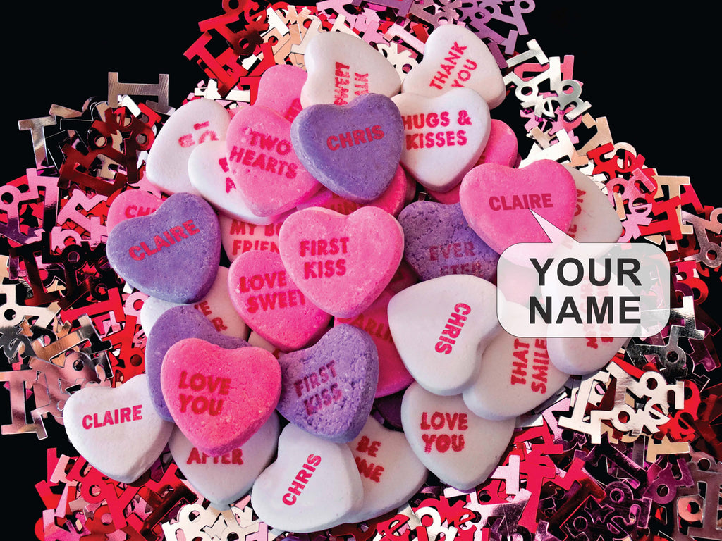 Love Hearts Sweets Poster