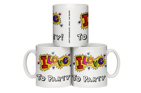 “Funky Love” Design Personalised Mug