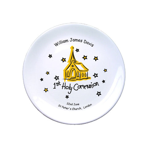Church Communion 8" Bone China Coupe Plate