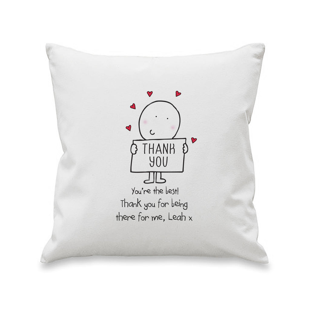 Chilli and Bubbles Thank You Cushion Cover