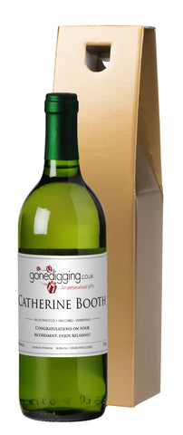 French VdP Corporate Classic White Wine in a Gold Box