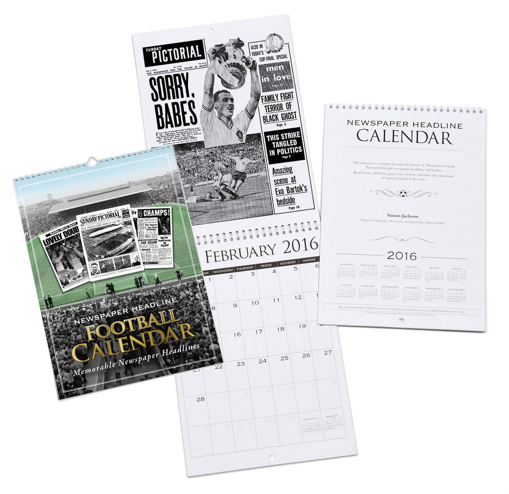Bolton Wanders A4 Calendar