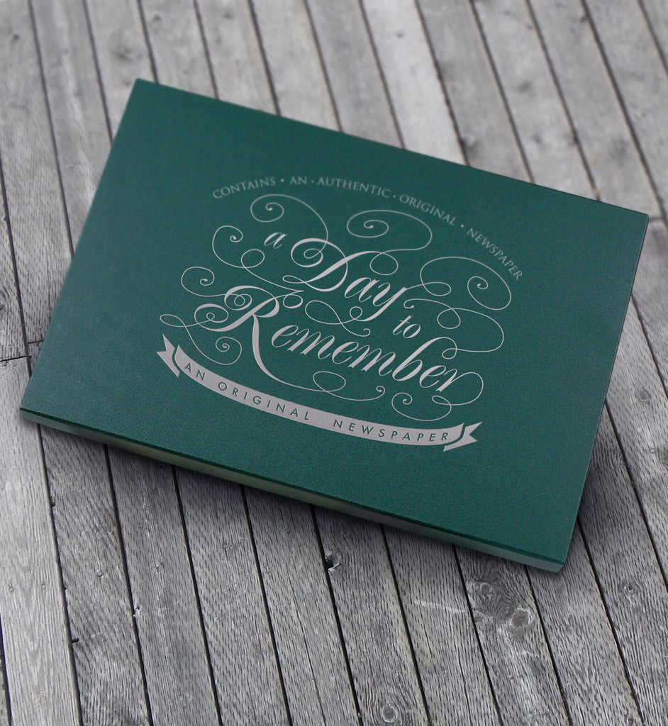 Original Newspaper in a Premium Box Green