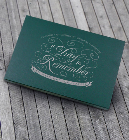 Original Newspaper in a Premium Box Green