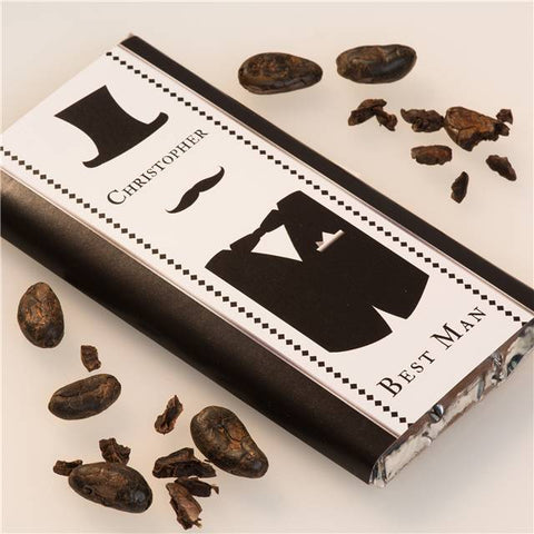 Personalised Best Man Chocolate Bar