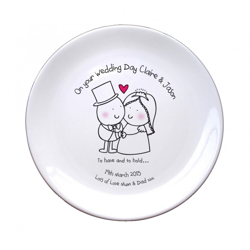 Chilli & Bubble's To Have & To Hold 8" Plate
