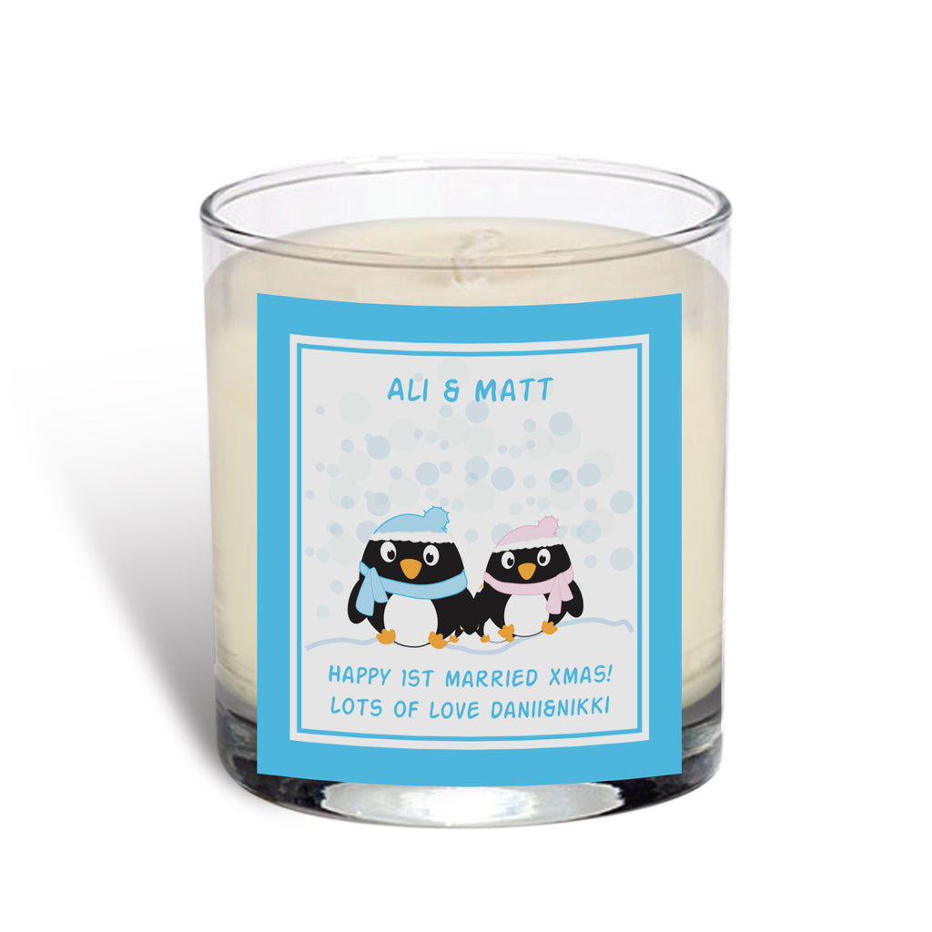 Penguin Family Vanilla Scented Candle