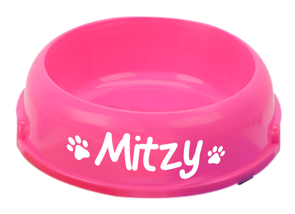Single round feeding bowl Pink