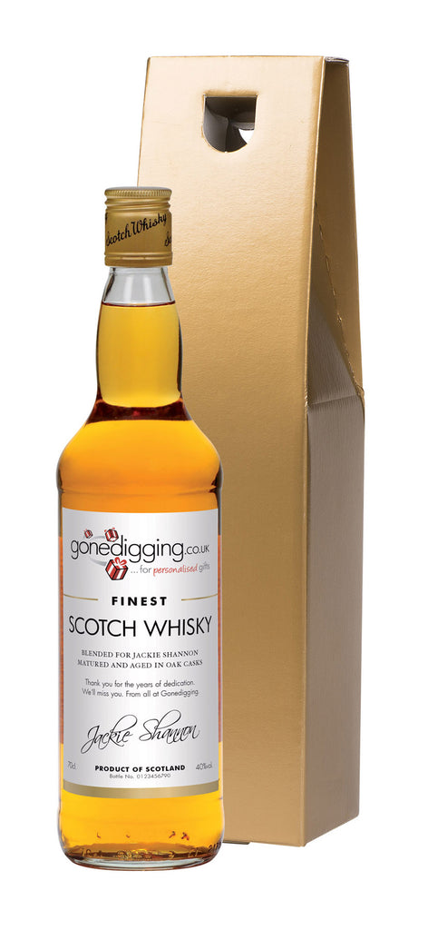 Corporate Classic Blended Whisky in a Gold Gift Box