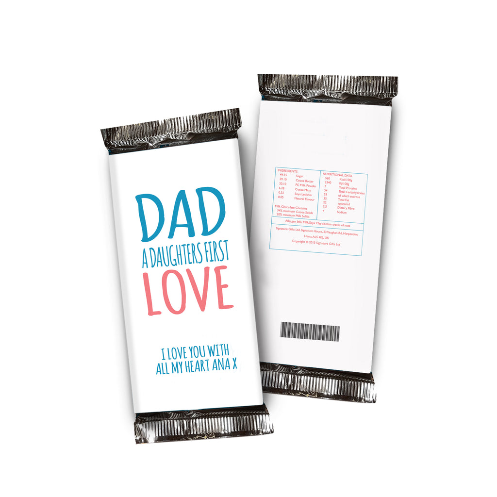 Daughters First Love Chocolate Bar White