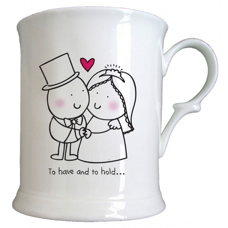Chilli & Bubble's To Have & To Hold half Pint Tankard