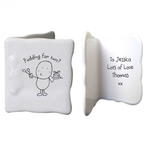 Chilli & Bubbles Christmas pudding message card