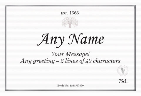 Classic Labels for White Wine (Pack of 12)