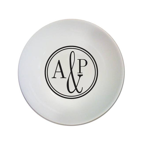 Monogram Circle Bowl